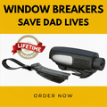 2-in-1 Stuck Dad Emergency Window Breaker & Seatbelt Cutter